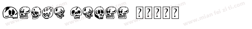 Black skull字体转换